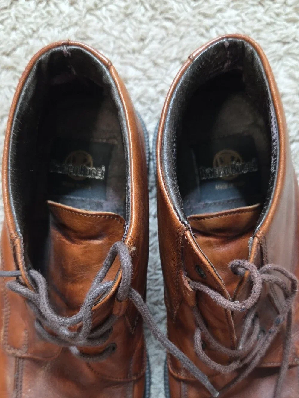 BACCO BUCCI MADE IN ITALY BROWN LEATHER MEN Size 9.5 WALKING SHOES